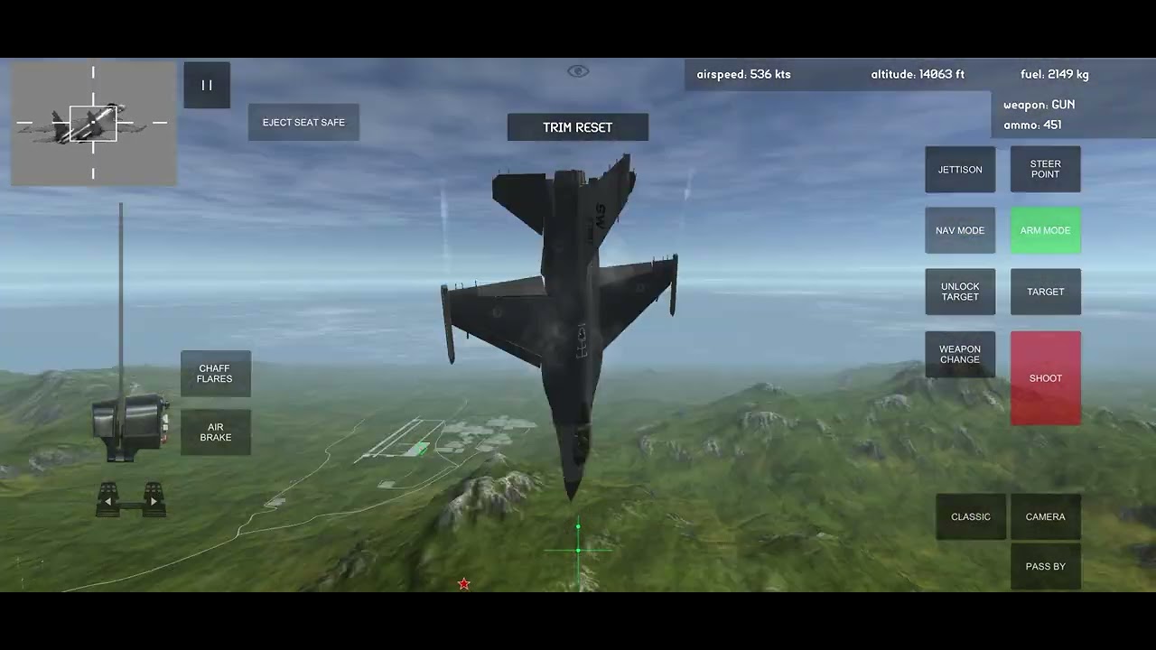 An Intense Air Battle: F-16 Against Four Su-35s