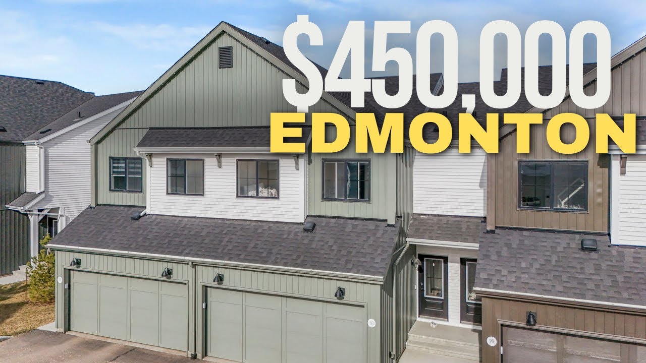 Living in Edmonton: $450,000 Townhome Tour in the Southwest