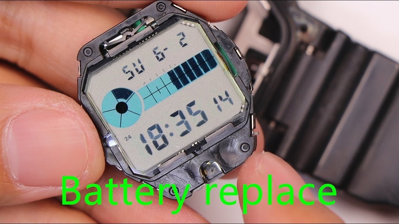 Casio 9052 battery replace/卡西欧9052更换电池