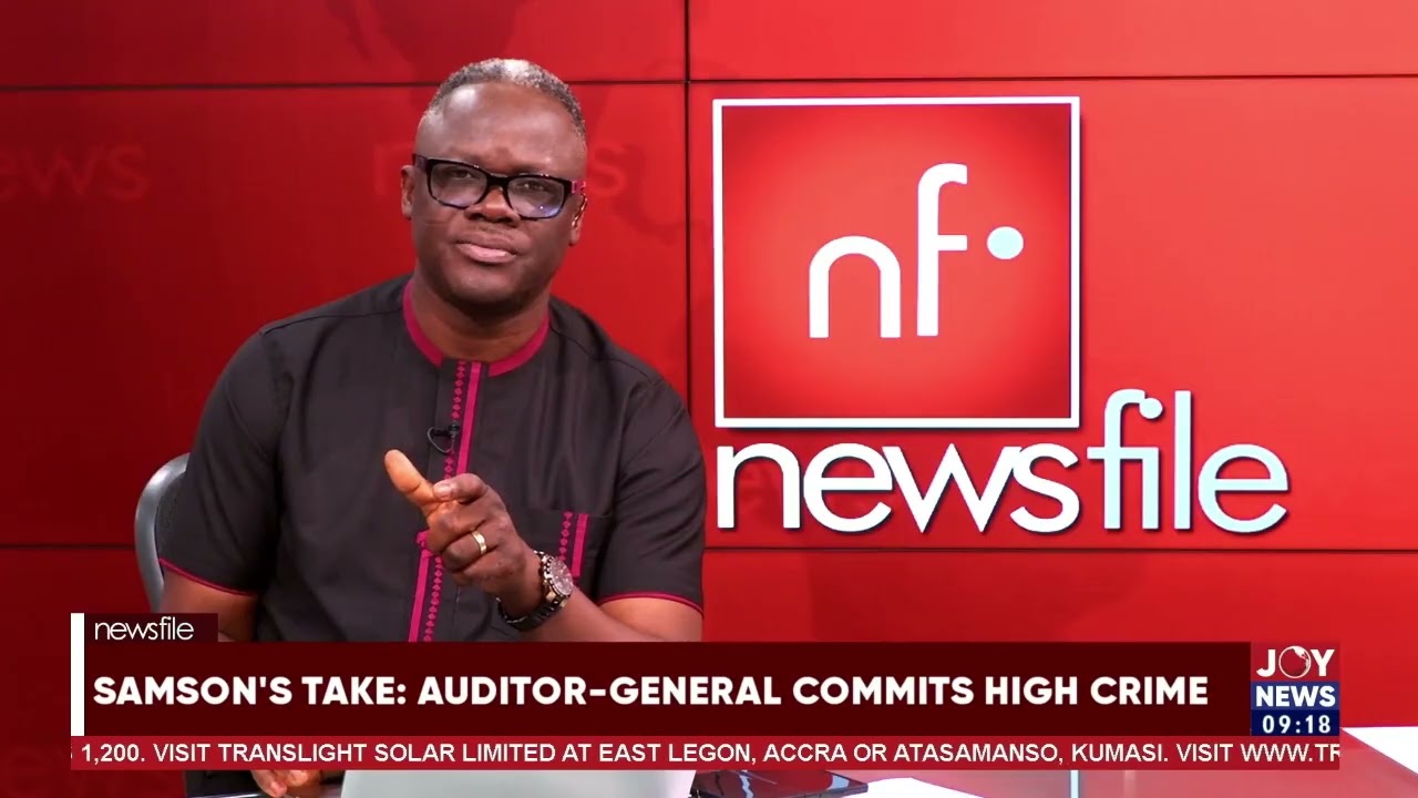Samson's Take: Auditor-General commits high crime. #Newsfile