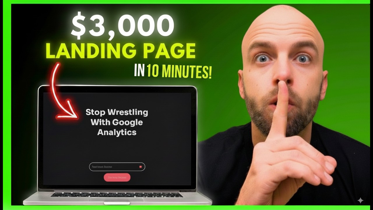 How to Make a Professional Landing Page in 10 MINUTES | Carrd + AI Tutorial