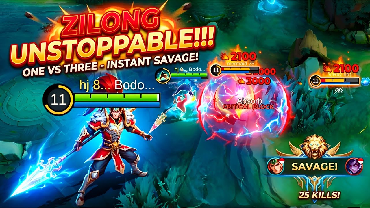 ZILONG EXP LANE MONSTER 🐉 ALPHA CAN'T HANDLE THIS DAMAGE