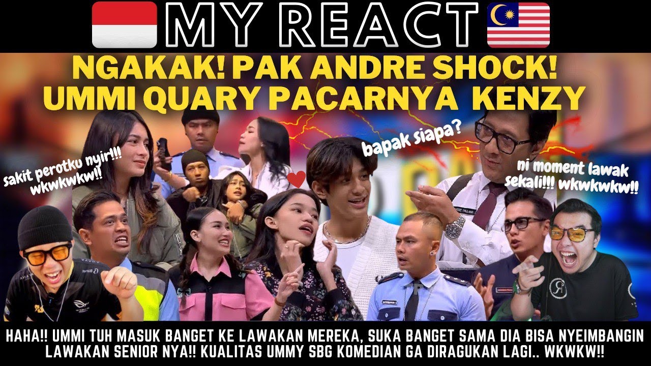 WKWKWK YA AMPUN GAK KUAT LIHAT PAK ANDRE SHOCK! UMMI PACARNYA KENZY BIKIN NGAKAK!!