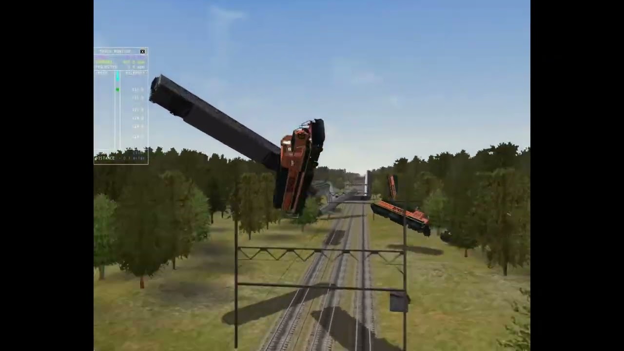 Microsoft Train Simulator Bin. Train Crash 17