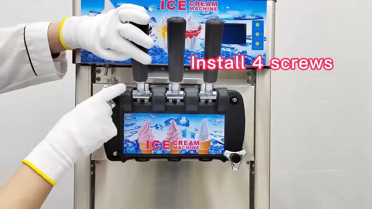 210022 3 Head Soft Ice Cream Machine