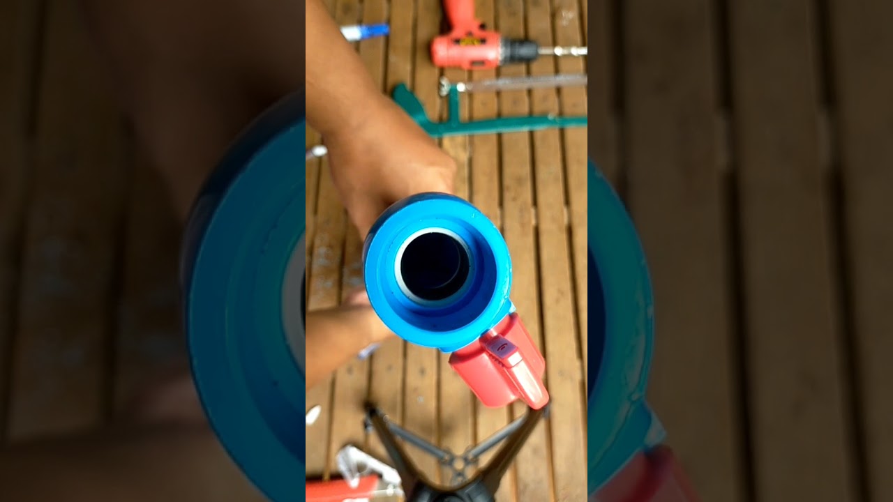 Make gas gun easy and very strong/របៀបធ្វើកាំភ្លើងហ្គាសងាយ ហើយខ្លាំង