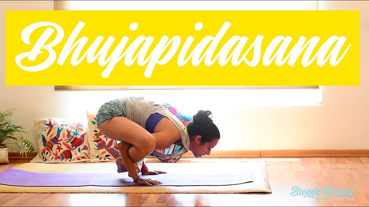 El mejor tutorial para  hacer *BHUJAPIDASANA* Yoga en español (yoga nivel intermedio)| Brenda Yoga