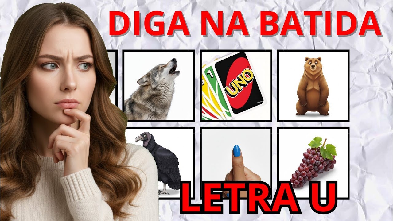 LETRA U: Diga a Palavra na Batida (parte 1)