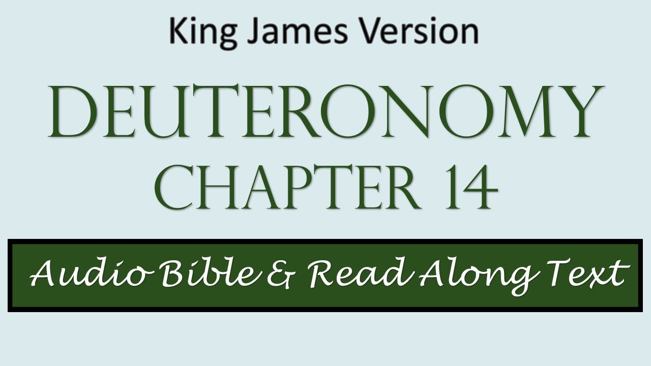 Deuteronomy 14 | KJV DRAMATIZED AUDIO BIBLE WITH TEXT