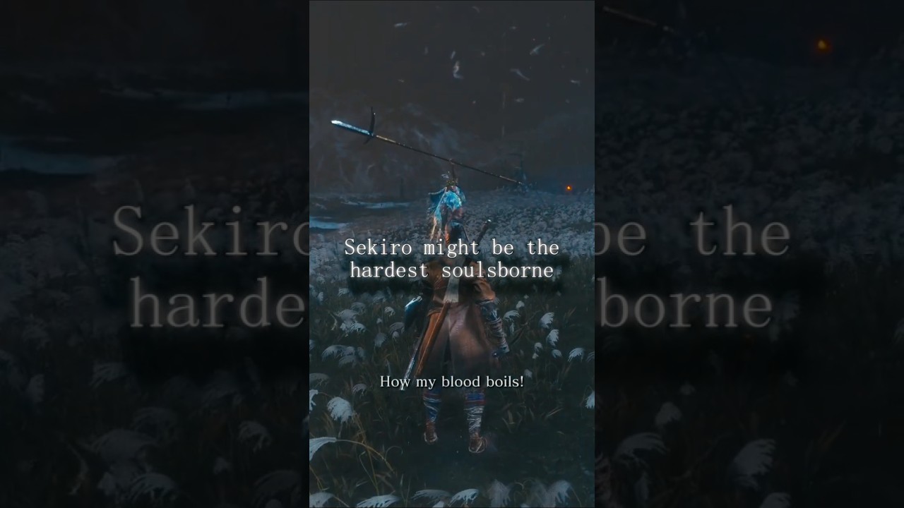 The Best Soulsborne IMO ... #sekiroedit #gaming #sekiro #fromsoftware #anime #gaming #fromsoft