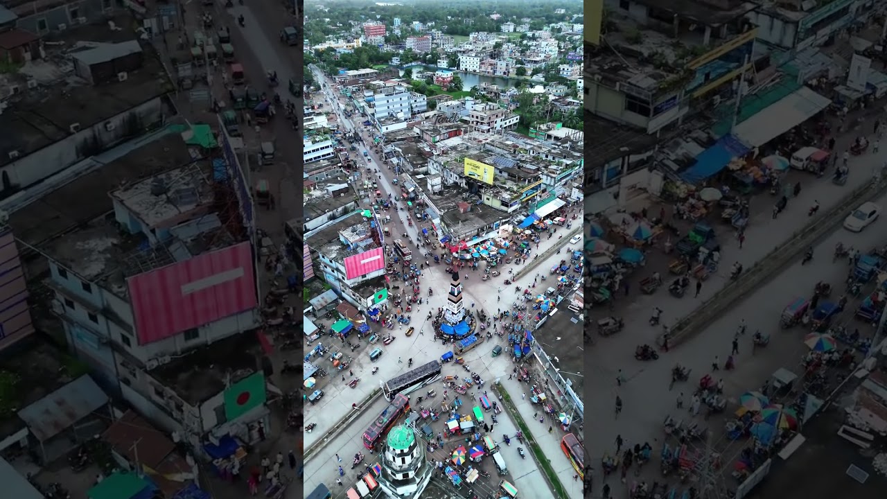 নজিপুর চৌরাস্তার দৃশ্য, পত্নীতলা, নওগাঁ📍#viralpost  #naogaon