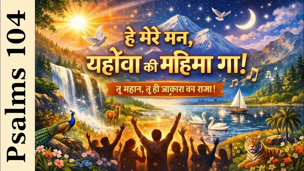 He mere man Yahova ki Mahima ga | Powerful Hindi Worship Song | Praise & Worship 2026 ✨🙏