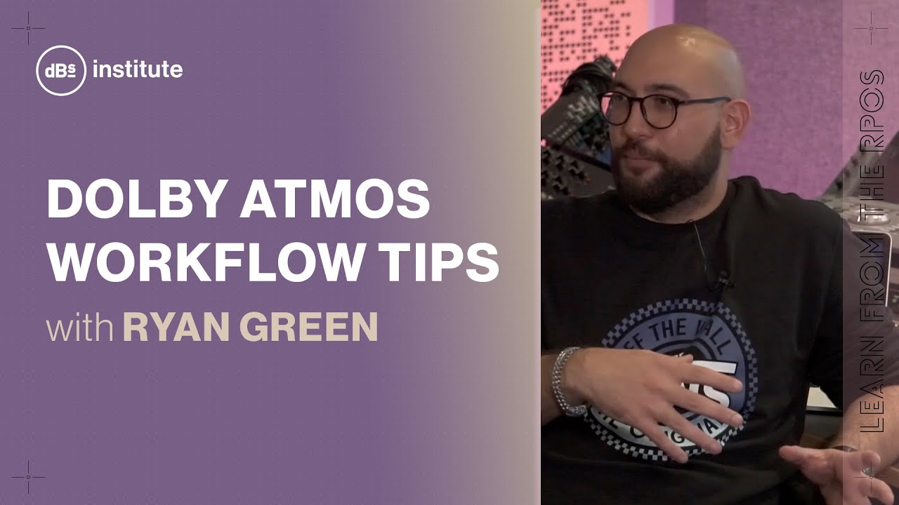 Check out these pro tips for a smooth Dolby Atmos mixing workflow