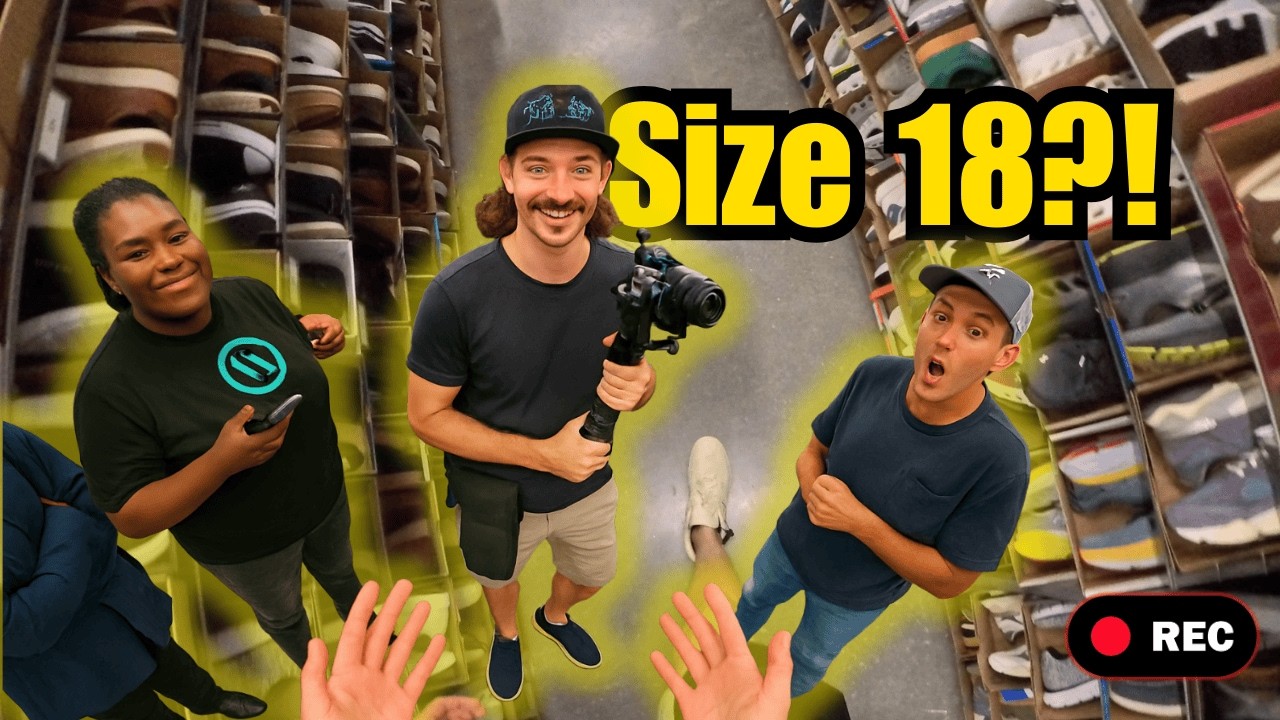 POV: Покупка обуви 18-го размера в Nordstrom Rack