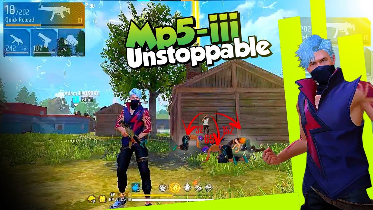 [ Mp5 - iii ] Unstoppable In Clash Squad Ranked Gameplay - Garena Free fire || Sky Thug Gamer