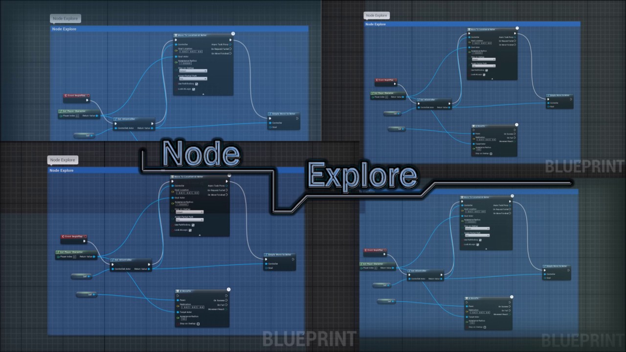 Node Explore - AI move to and similar blueprint nodes