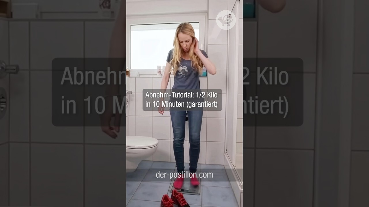 Abnehm-Tutorial: 1/2 Kilo in 10 Minuten (garantiert)