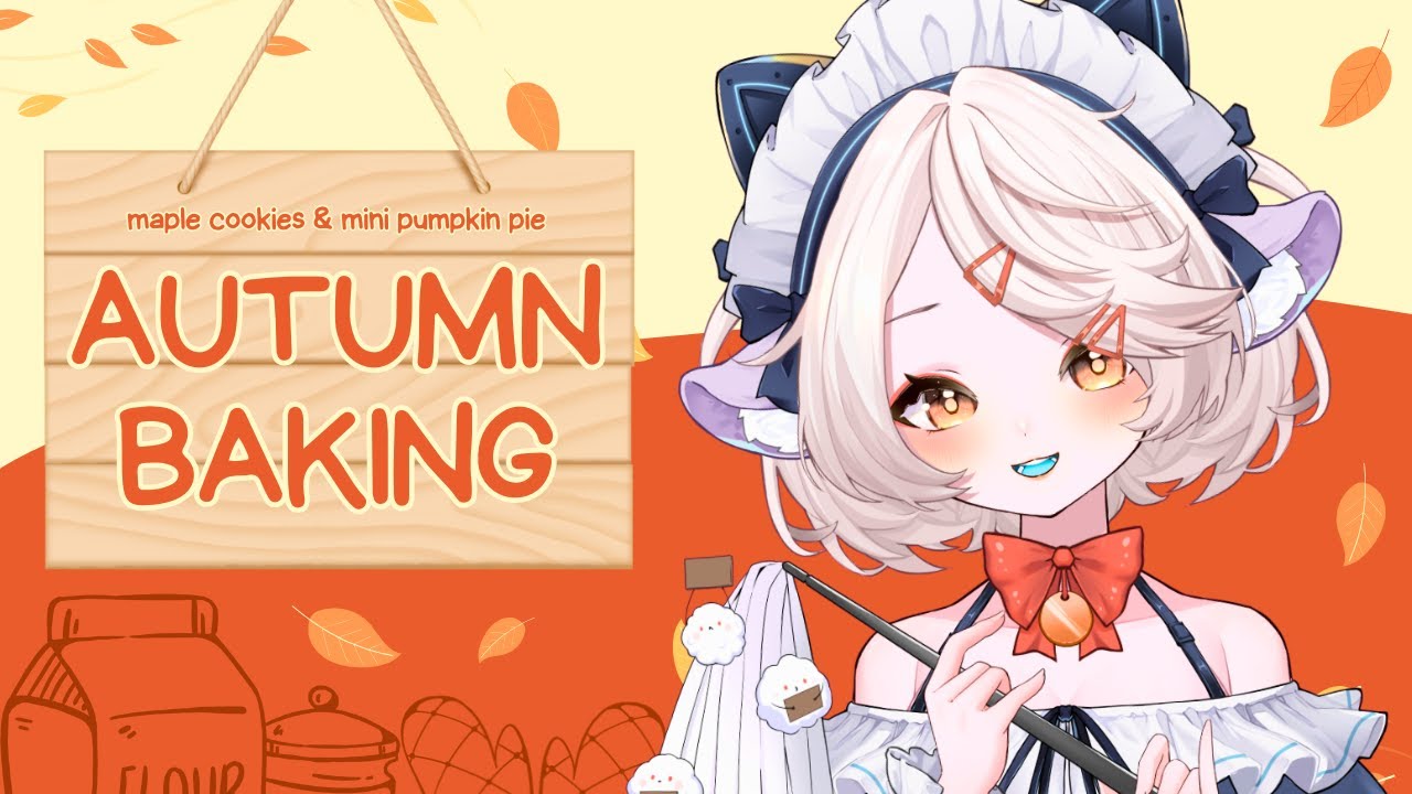 [BAKING W/ HANDCAM] making autumn desserts~ | Nature guardian Vtuber 🌿