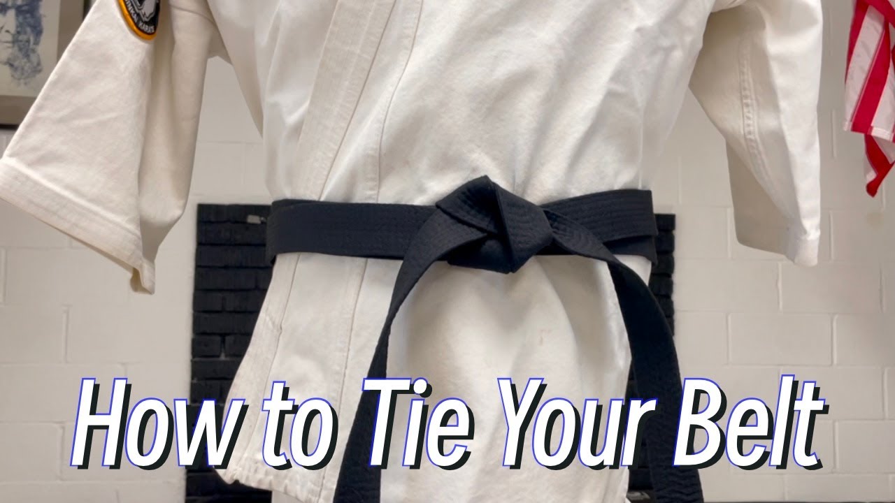 Tutorial: Informal Karate Belt Tie – Kyokushinkai Karate