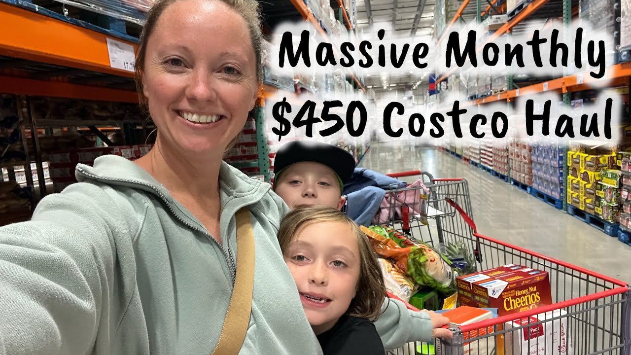🛒 Costco Monthly Grocery Haul | Family of 4 Shopping + Prices & Total Cost