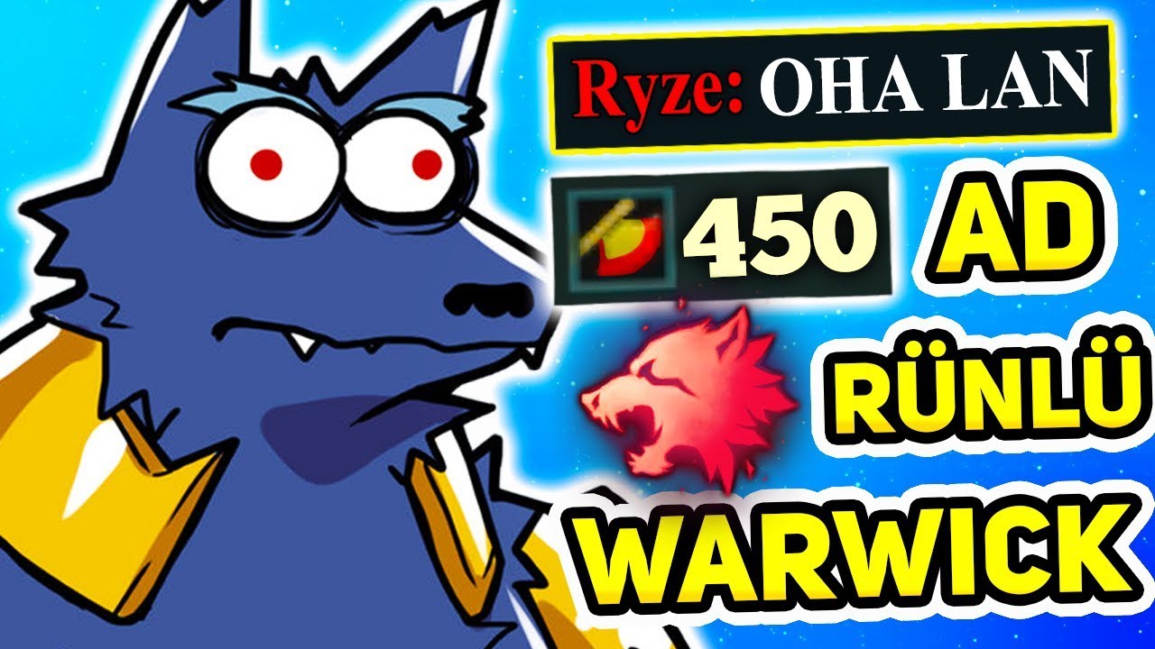 ADC'LERİN İŞİ BİTTİ! YIRTICI WARWICK TEK ISIRIKTA KİLL ALIYOR! FULL AD WARWICK JUNGLE OYNANIŞ!