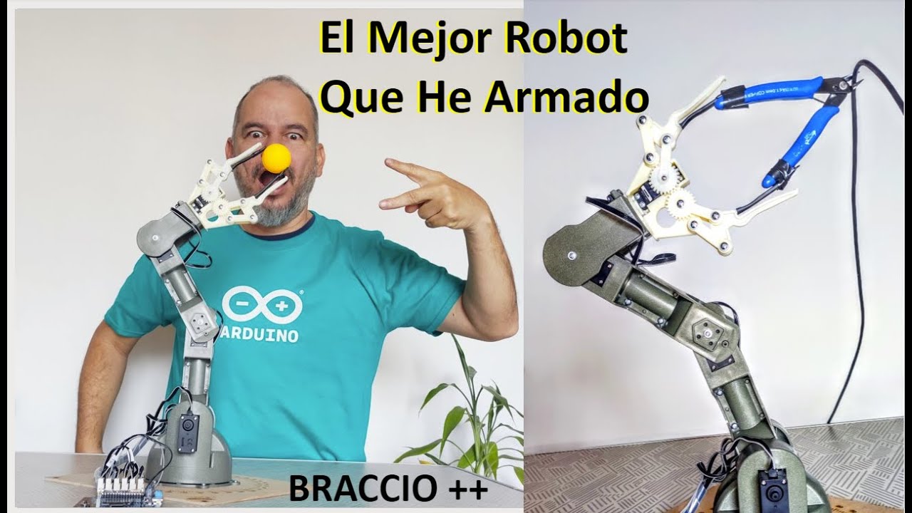 ✅ Aprende por Imitaci&oacute;n, el mejor brazo rob&oacute;tico para estudiantes y es de Arduino