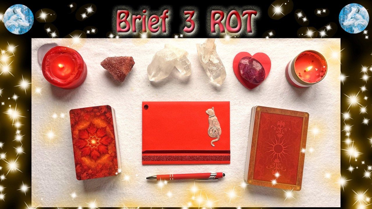 🐺Gechannelte Briefe❤️Brief 3 ROT❤️🐺 Auswahlorakel ☆ Tarot☆zeitlos