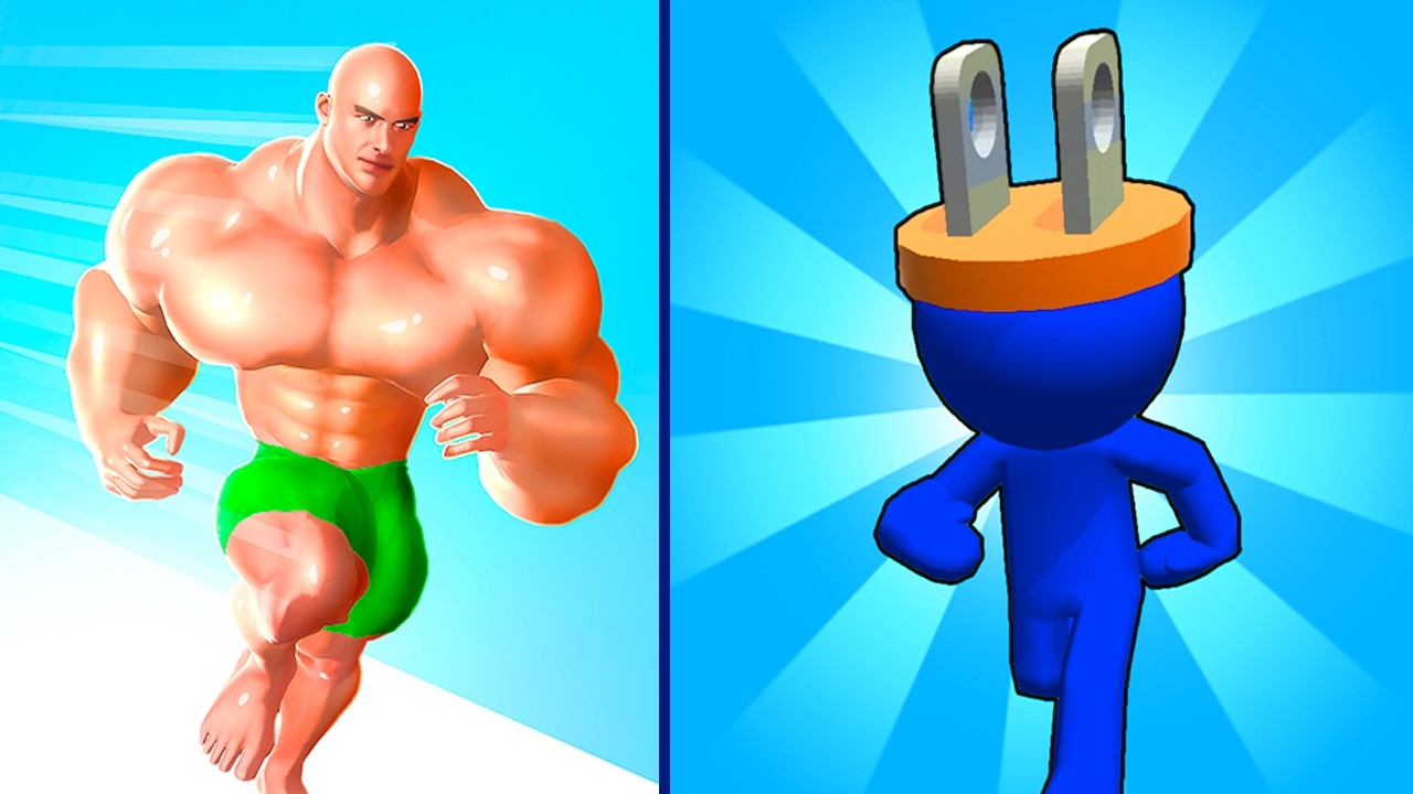 Plug Head Race vs Muscle Rush! 😱 All Levels Unlocked!