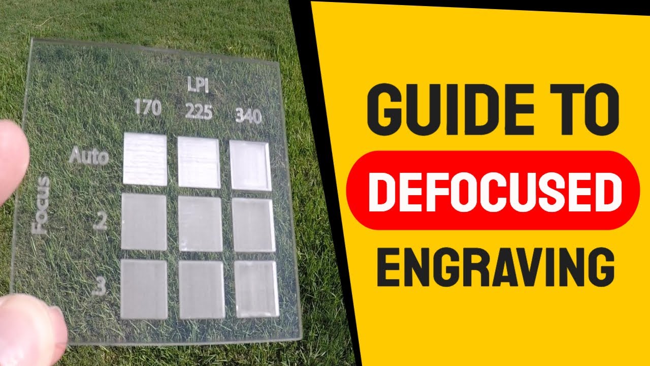 Guide to Defocused Acrylic Engraving - Glowforge - Laser