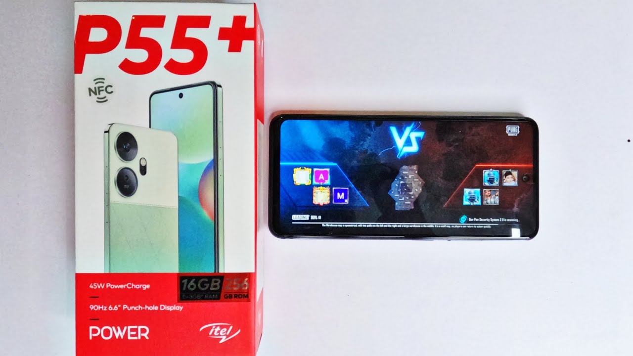 Itel P55 Plus PubG Test With Gyro | Graphic Test