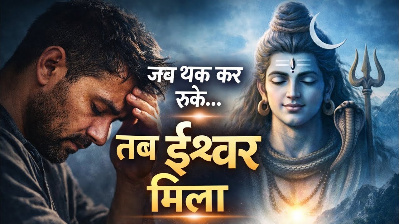 जब थक गए… तभी ईश्वर मिला ?