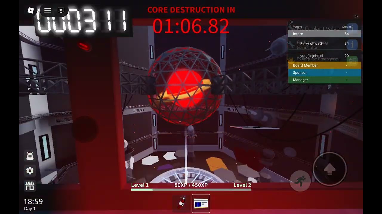 Meltdown Black Hole core