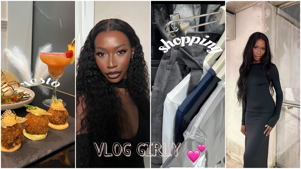 VLOG : On tra&icirc;ne ensemble ! grwm, resto, haul, blabla.. Ula hair