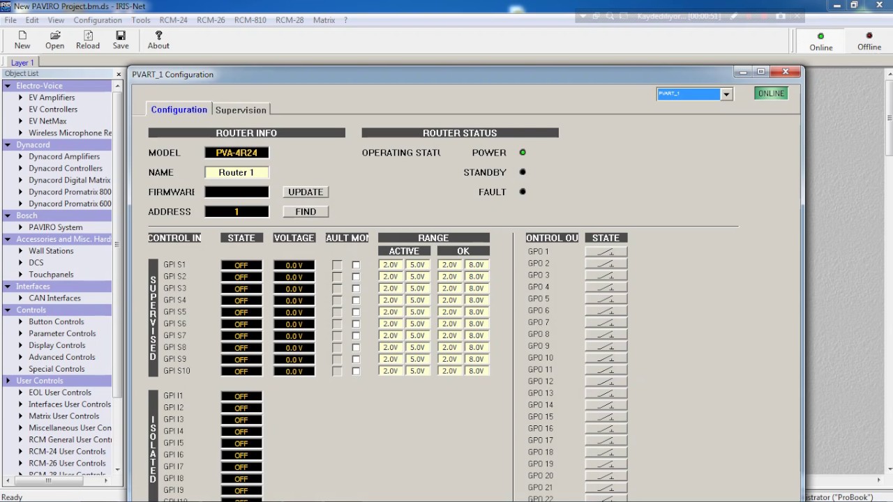 Bosch Paviro PVA-4R24 Can Bus Connection Problem