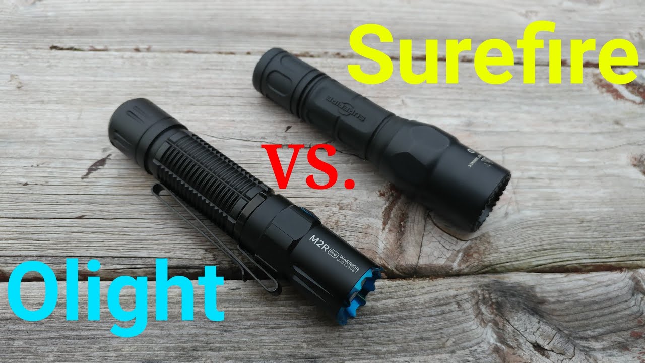 Surefire g2x pro/6px Pro vs Olight M2R Pro