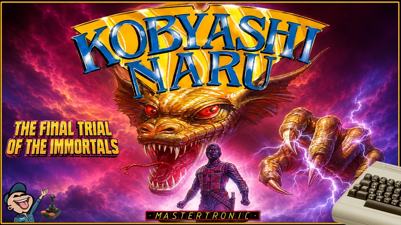 KOBYASHI NARU – Commodore 64 (1987) | Mastertronic's Sci-Fi Puzzle Adventure
