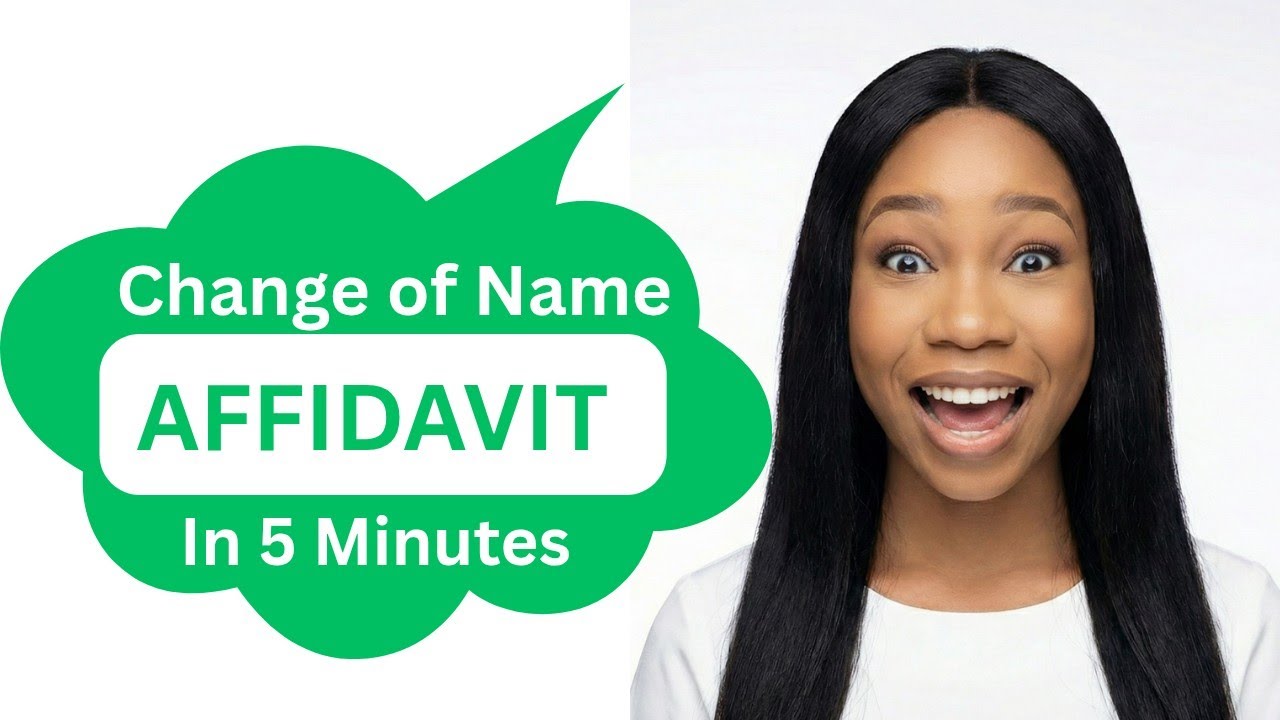 How to obtain a Change of Name Affidavit Online in Nigeria (2026)