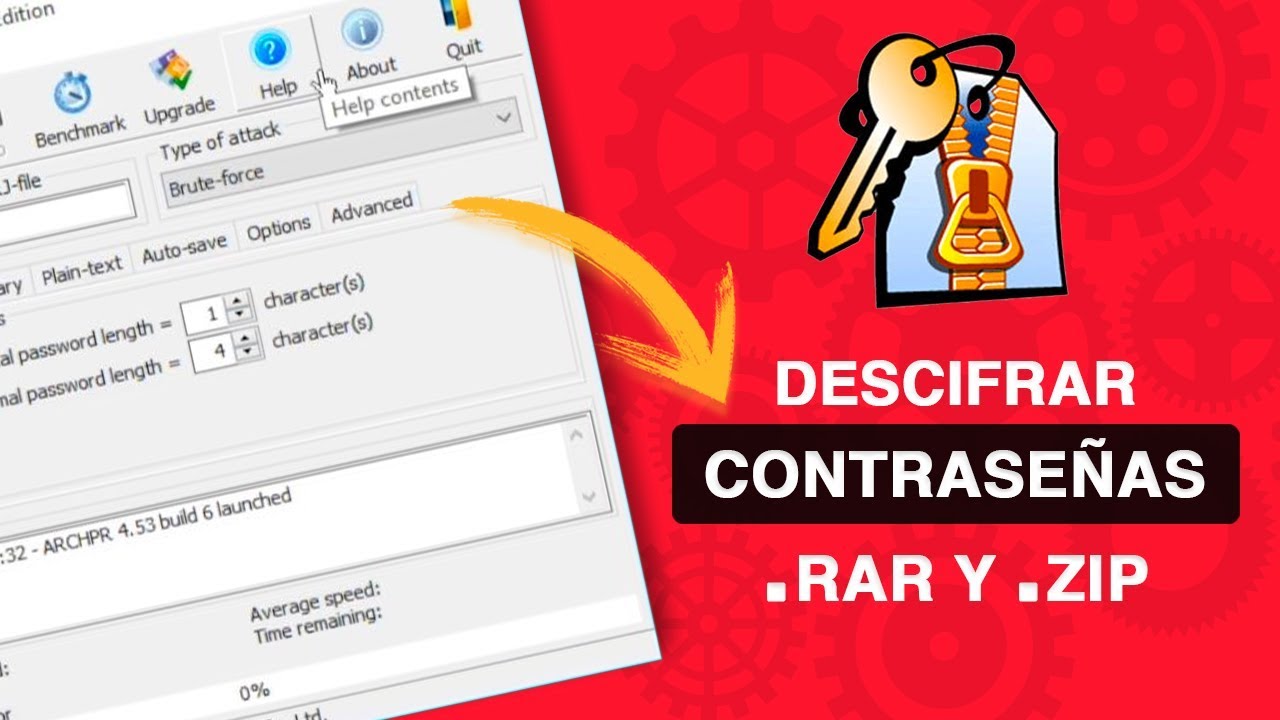 Como Eliminar Contrase&ntilde;a y Extraer archivos .RAR y zip 2018 | FUNCIONA