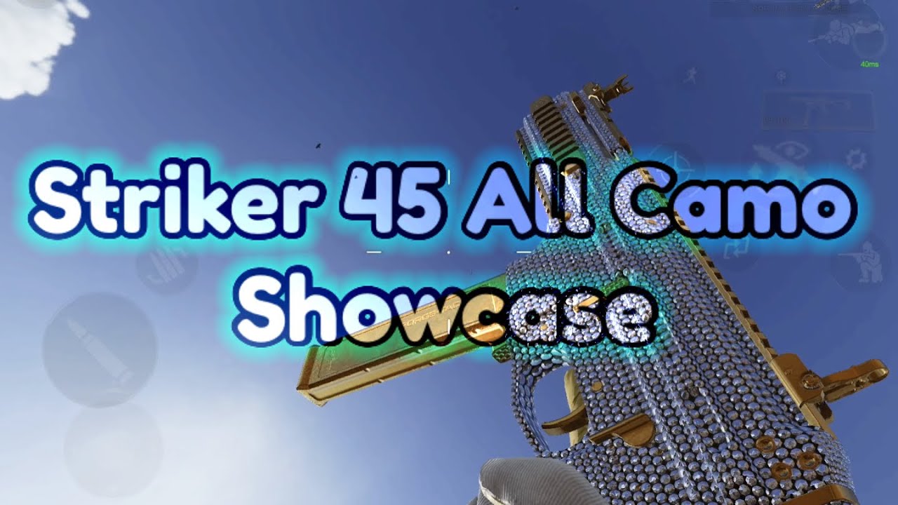 Call of duty mobile Striker 45 All Camo Showcase