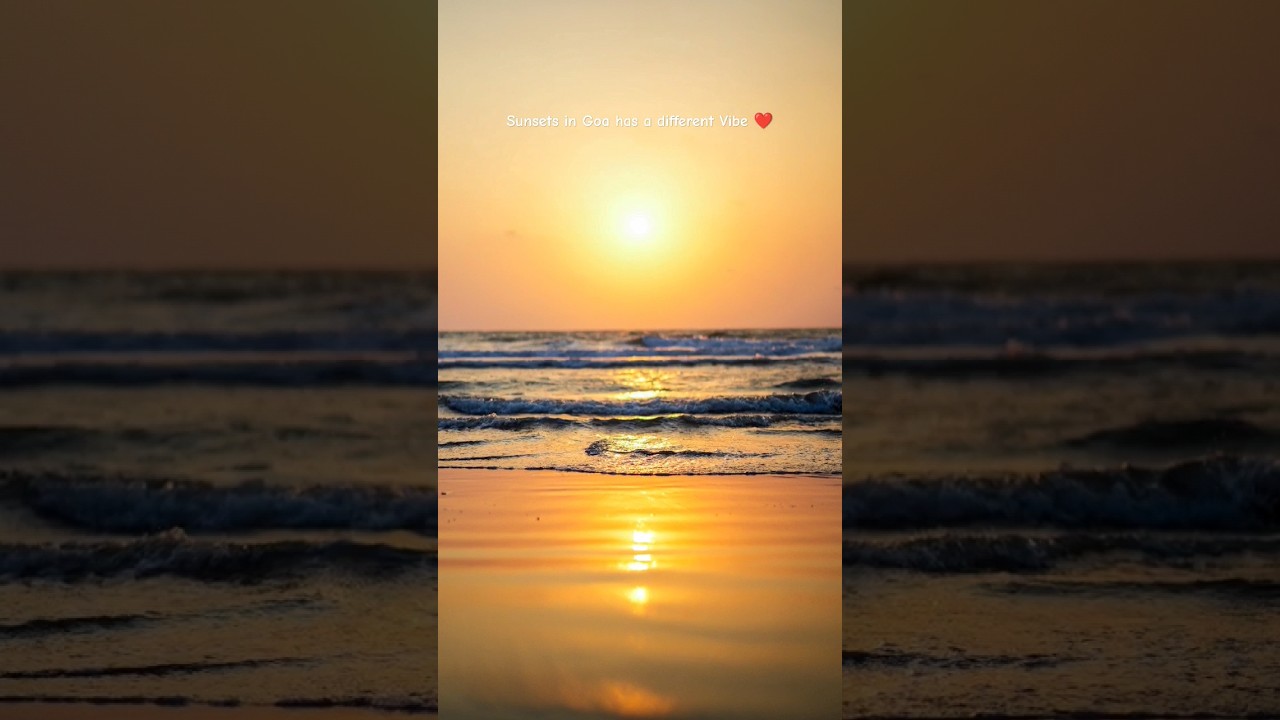 Sunsets in Goa hits Different 🌴❤️📸 #sunsetphotography #shorts #goa