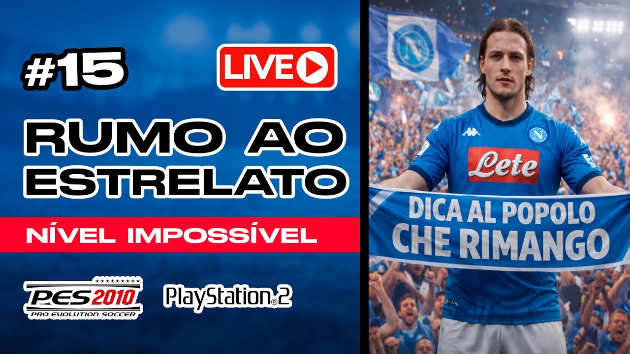 #15 Albertini Diz que FICA! Nápoles vai a Loucura! | Pes 2010 de Ps2 Com Mod Italiano