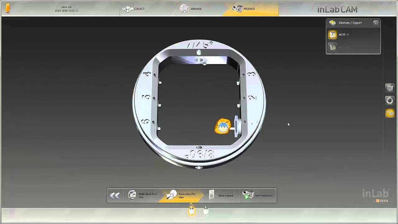 inLab CAM SW 15 - Multi-Block holder workflow