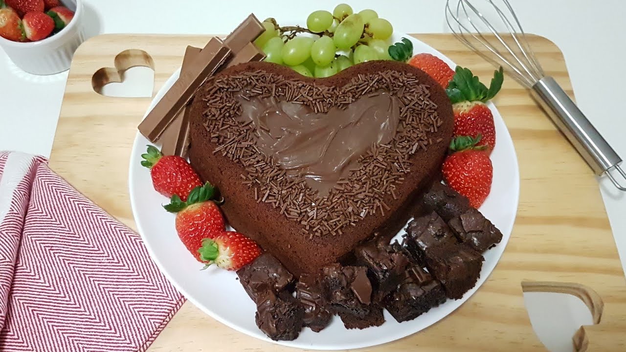 BOLO BALLERINE DE CORAÇÃO - ESPECIAL DIA DOS NAMORADOS | CHOCOLATE CAKE