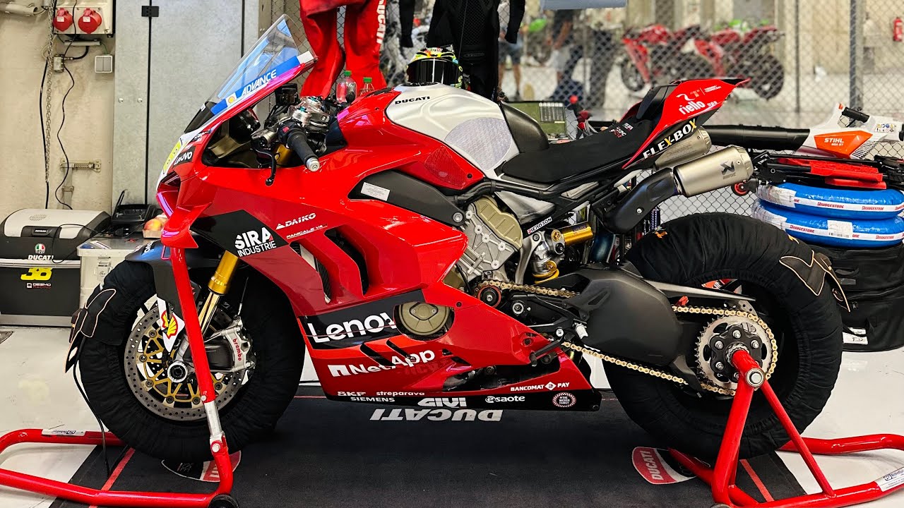 Ducati V4R 2023 RedBull Ring (new Layout) Onboard, full Akrapovic
