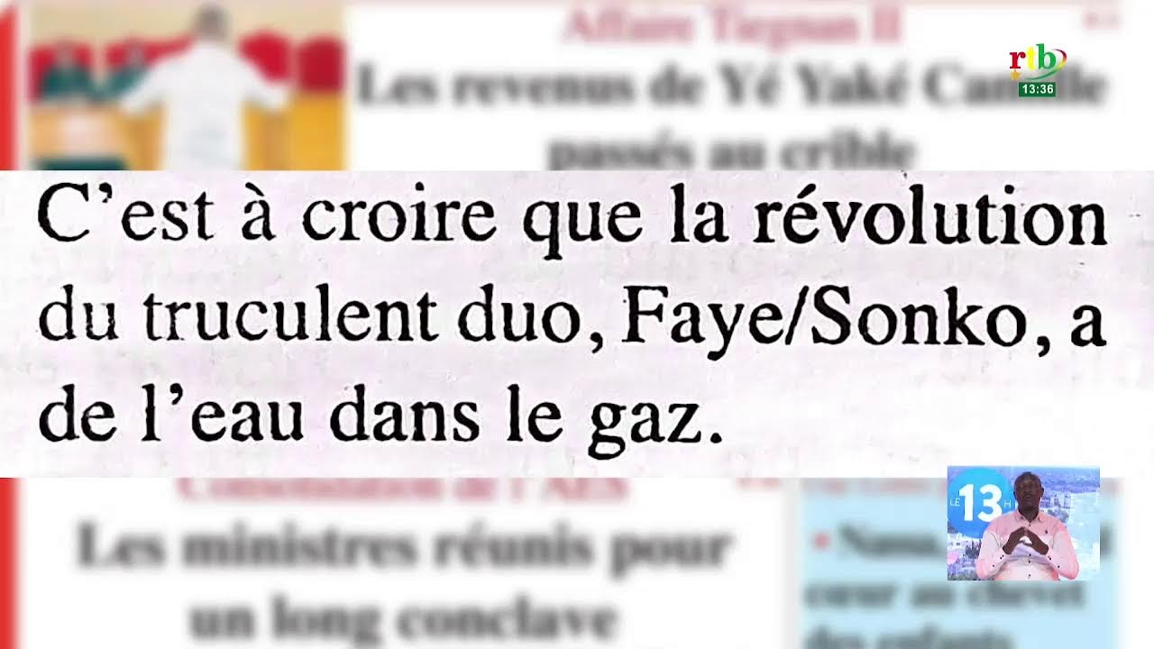 RTB - JT de 13H du 27 février 2026