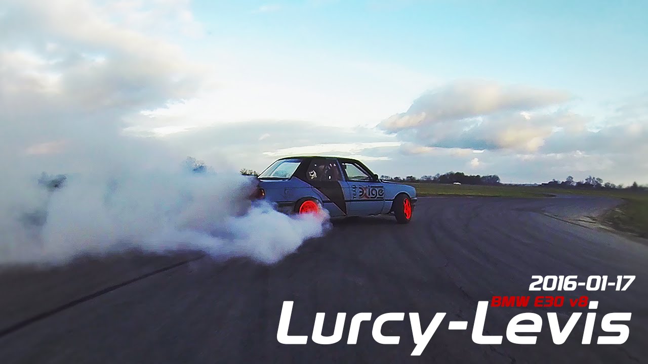 FDC Training Drift 2016 - Axel BMW E30 V8 - Lurcy-Levis 17.01.2016