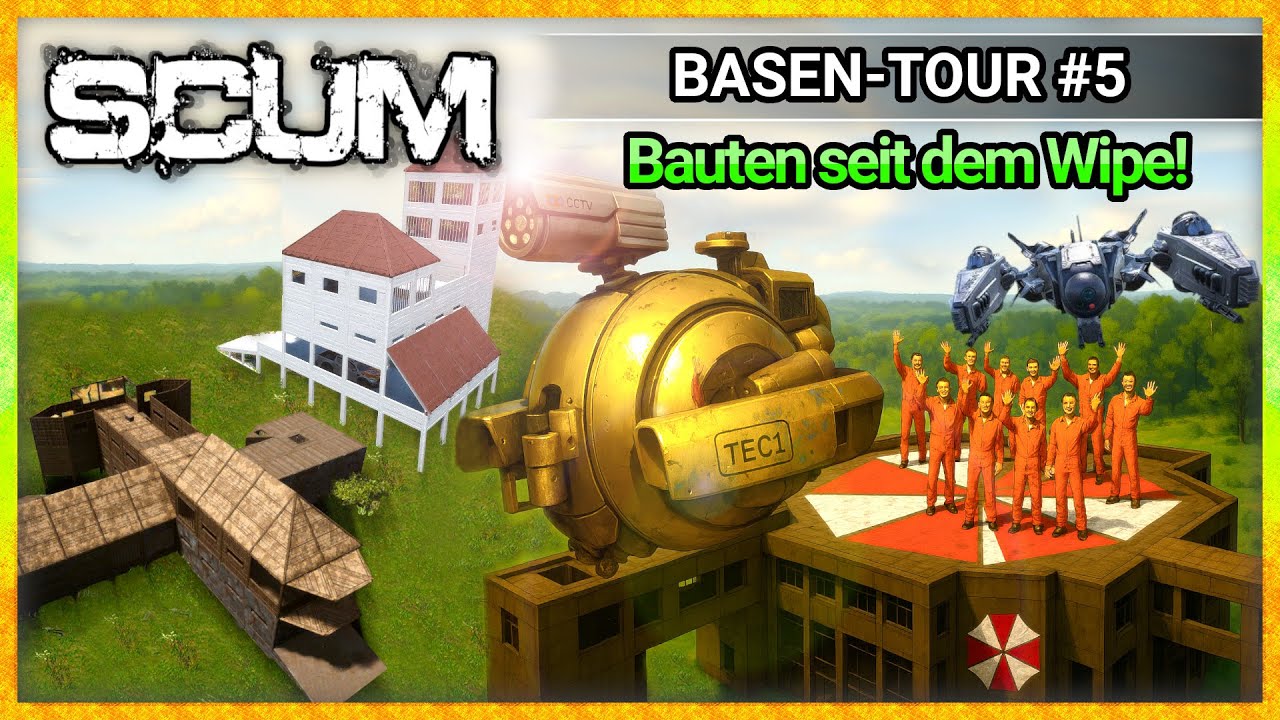 SCUM 🔥 Die BESTEN Spieler-Bauwerke seit dem letzten Wipe! [Basen-Tour #5]