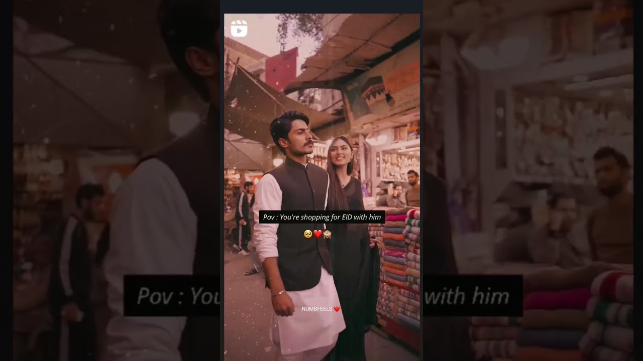 pov: you are shopping for Eid with him🙈#eidshopping #husband#wife#shorts#ytshorts#viral#couplegoals
