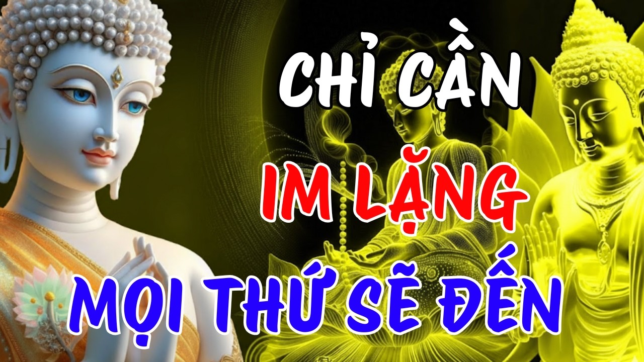 CHỈ CẦN IM LẶNG - MỌI THỨ SẼ ĐẾN VỚI BẠN, BÍ MẬT PHẬT DẠY NÊN NGHE 1 LẦN | LỜI PHẬT DẠY