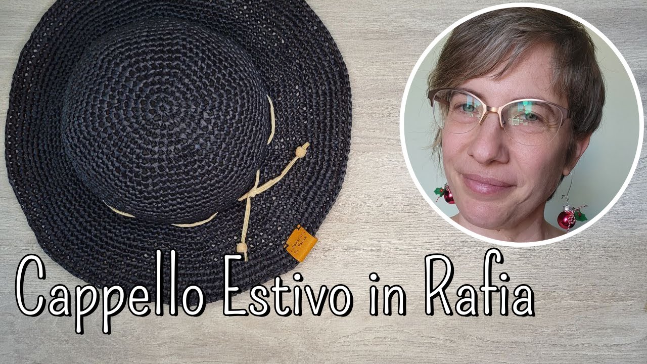 Cappello Estivo in Rafia a Uncinetto